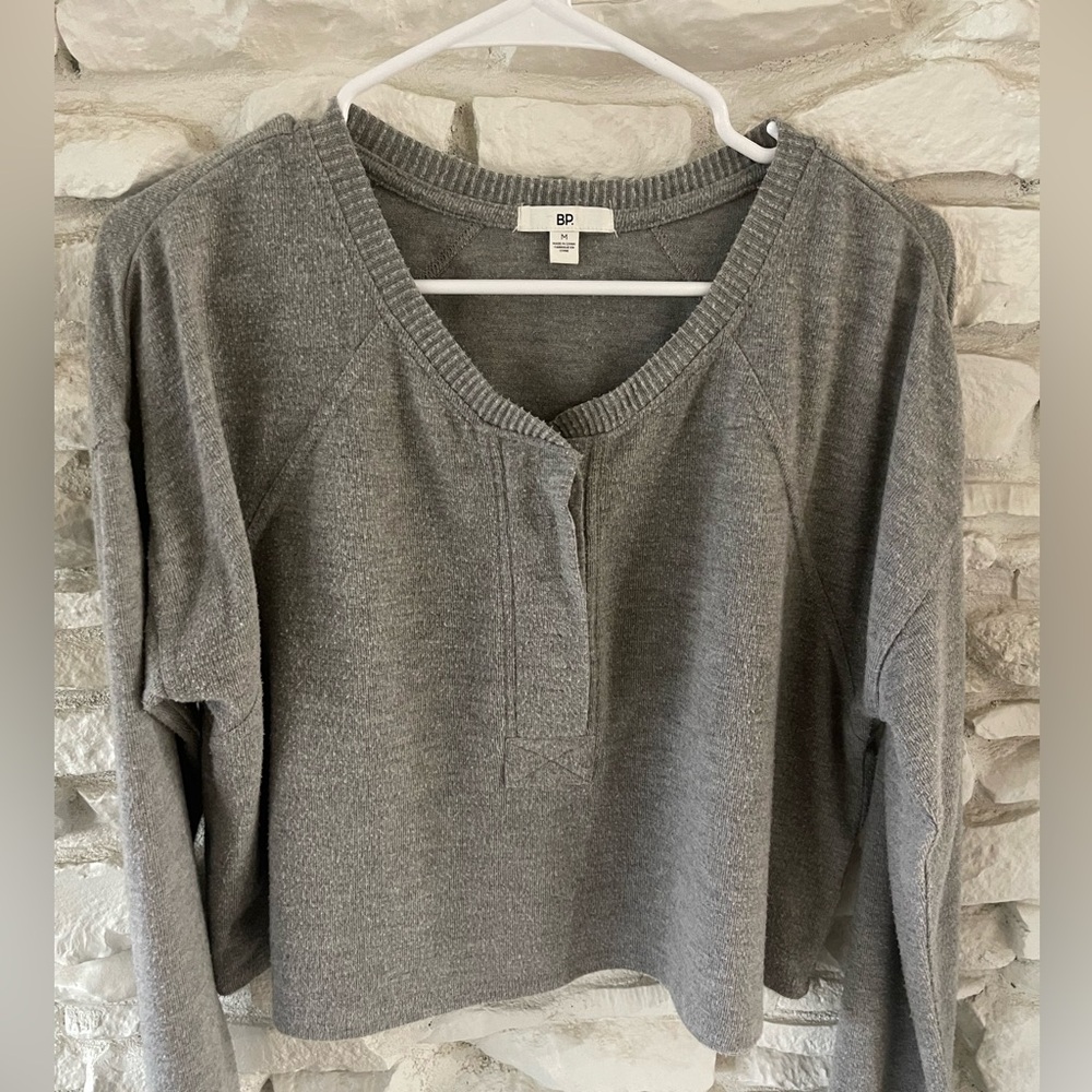 BP. Waffle Knit Henley Top
